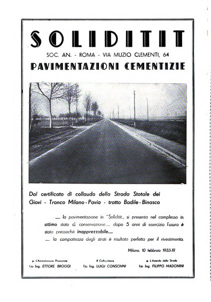 L'industria italiana del cemento rivista della Società incremento applicazioni cemento