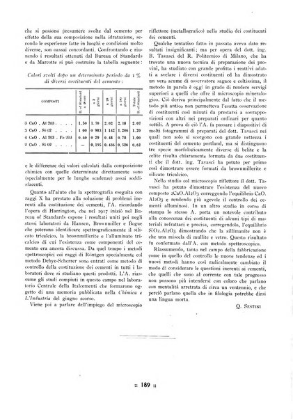 L'industria italiana del cemento rivista della Società incremento applicazioni cemento