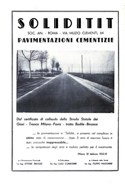 L'industria italiana del cemento rivista della Società incremento applicazioni cemento