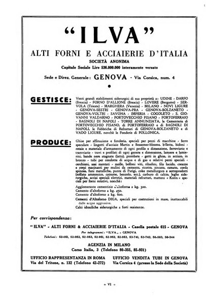 L'industria italiana del cemento rivista della Società incremento applicazioni cemento