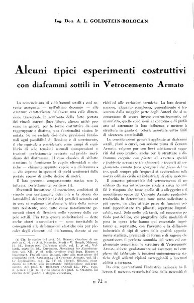 L'industria italiana del cemento rivista della Società incremento applicazioni cemento