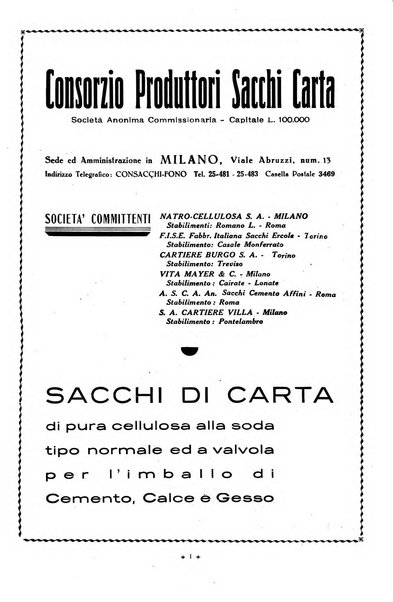 L'industria italiana del cemento rivista della Società incremento applicazioni cemento