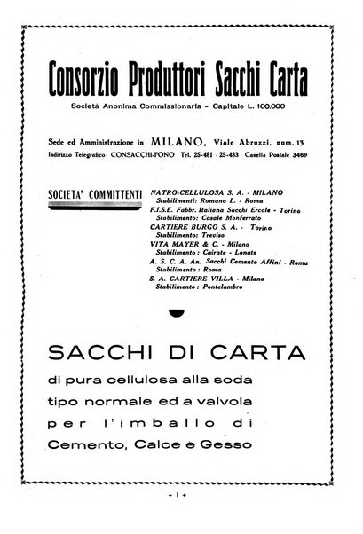 L'industria italiana del cemento rivista della Società incremento applicazioni cemento