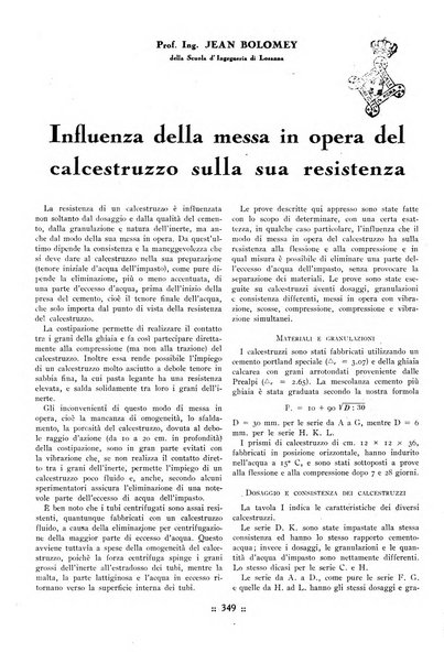 L'industria italiana del cemento rivista della Società incremento applicazioni cemento