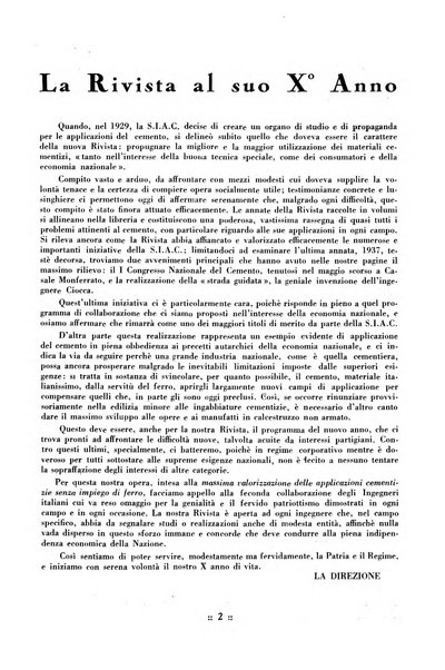 L'industria italiana del cemento rivista della Società incremento applicazioni cemento