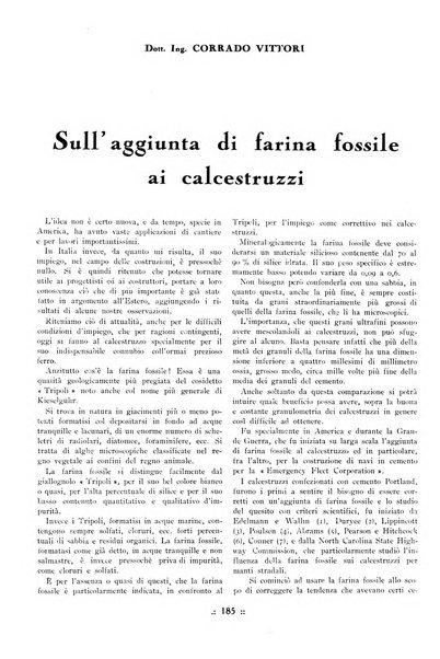 L'industria italiana del cemento rivista della Società incremento applicazioni cemento