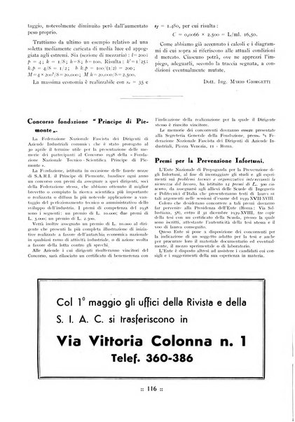 L'industria italiana del cemento rivista della Società incremento applicazioni cemento