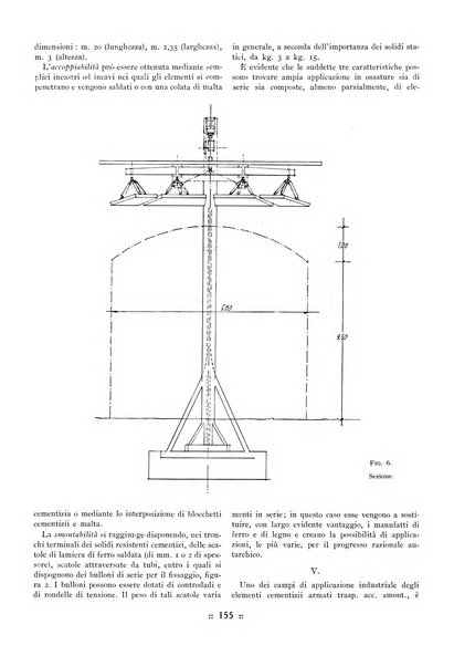 L'industria italiana del cemento rivista della Società incremento applicazioni cemento