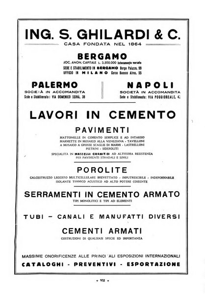 L'industria italiana del cemento rivista della Società incremento applicazioni cemento