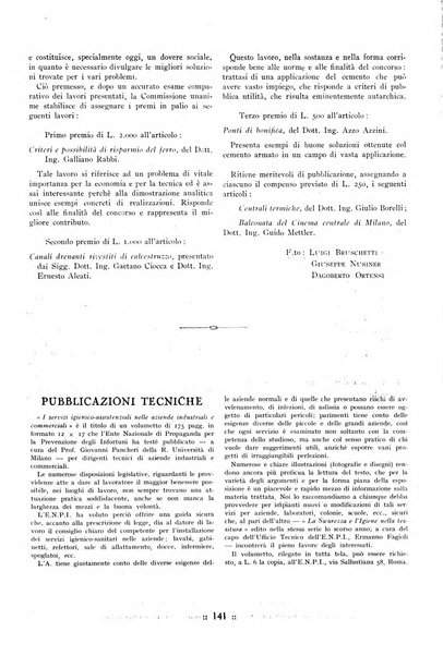 L'industria italiana del cemento rivista della Società incremento applicazioni cemento