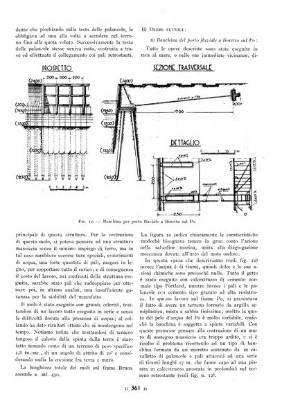 L'industria italiana del cemento rivista della Società incremento applicazioni cemento