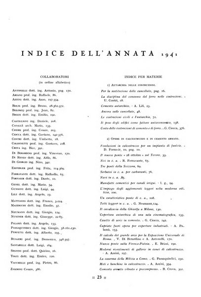 L'industria italiana del cemento rivista della Società incremento applicazioni cemento