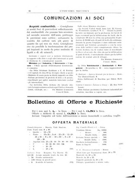 L'industria meccanica rivista quindicinale