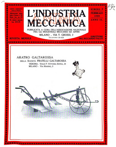 L'industria meccanica rivista quindicinale