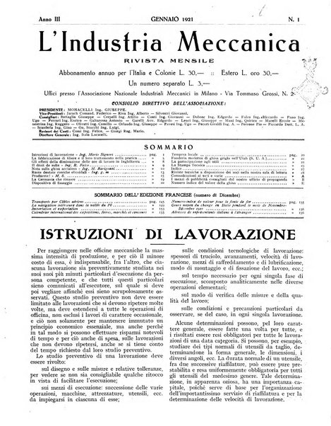 L'industria meccanica rivista quindicinale