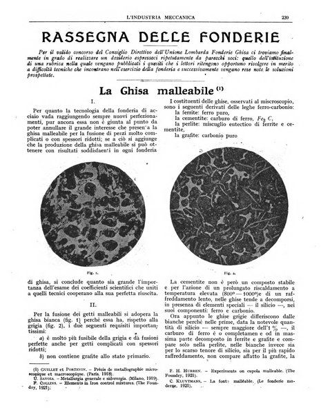 L'industria meccanica rivista quindicinale