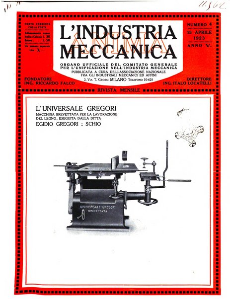 L'industria meccanica rivista quindicinale