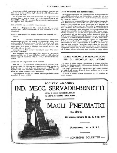 L'industria meccanica rivista quindicinale