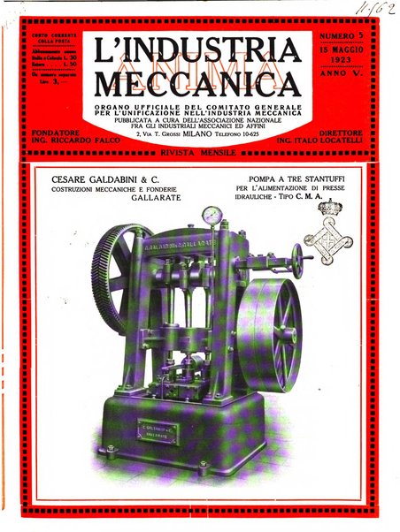 L'industria meccanica rivista quindicinale