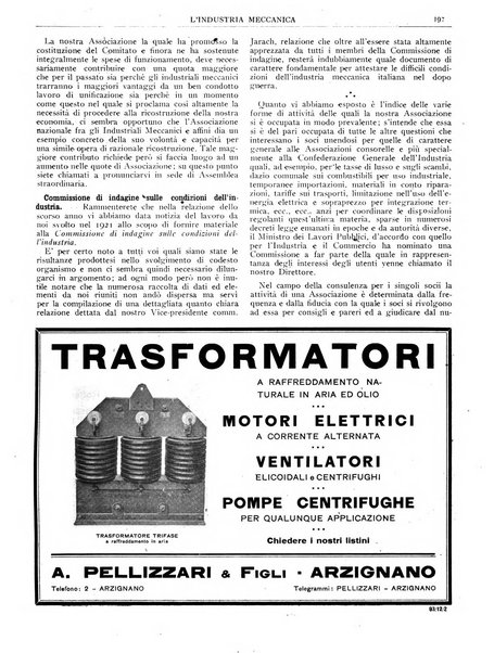 L'industria meccanica rivista quindicinale