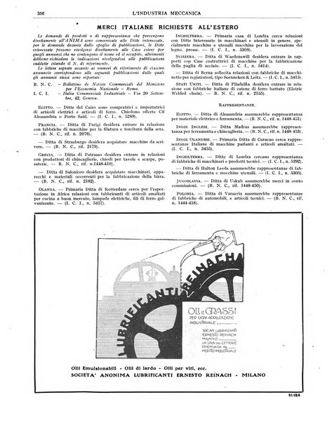 L'industria meccanica rivista quindicinale