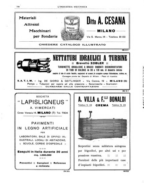 L'industria meccanica rivista quindicinale