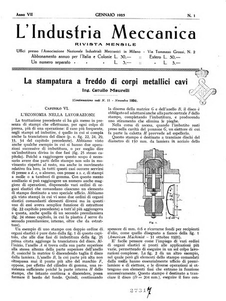 L'industria meccanica rivista quindicinale