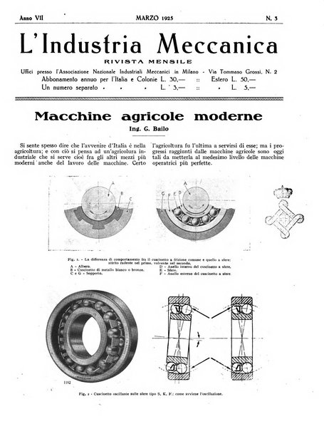 L'industria meccanica rivista quindicinale