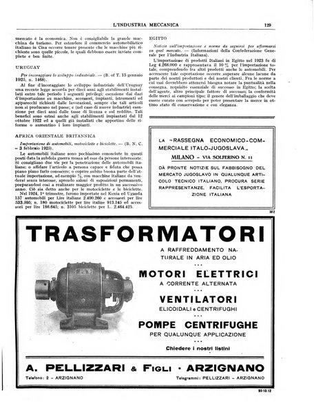 L'industria meccanica rivista quindicinale