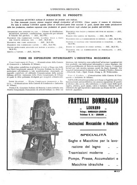 L'industria meccanica rivista quindicinale