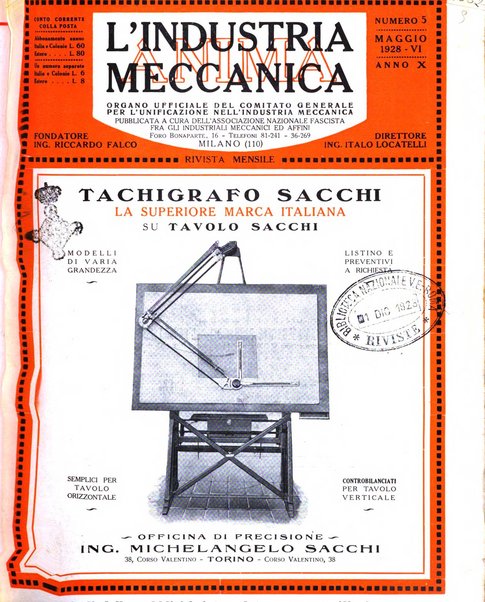 L'industria meccanica rivista quindicinale