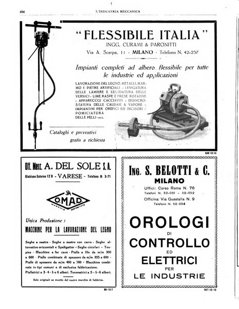 L'industria meccanica rivista quindicinale