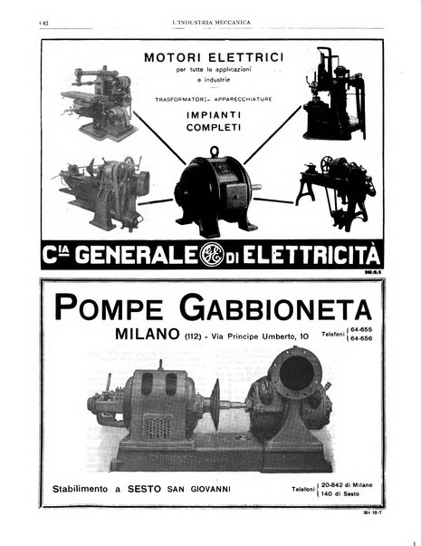 L'industria meccanica rivista quindicinale