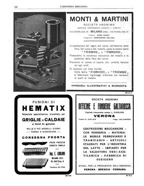 L'industria meccanica rivista quindicinale