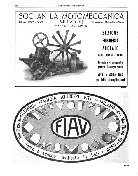 L'industria meccanica rivista quindicinale