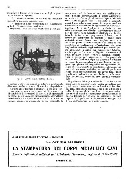 L'industria meccanica rivista quindicinale