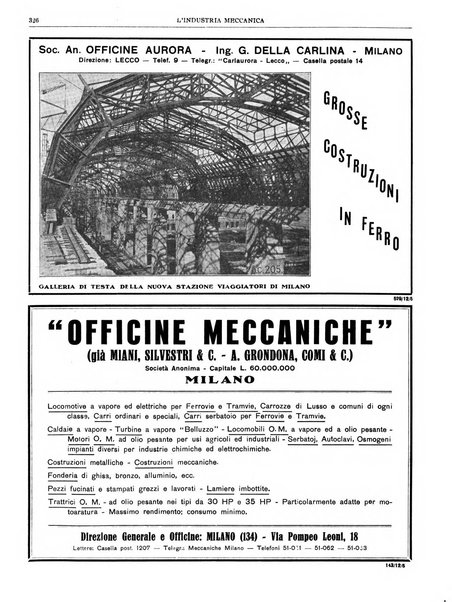 L'industria meccanica rivista quindicinale