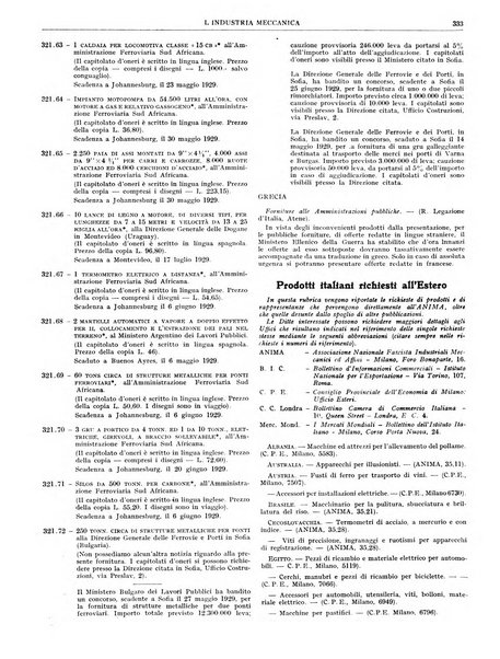 L'industria meccanica rivista quindicinale