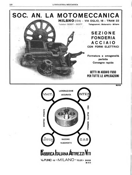 L'industria meccanica rivista quindicinale