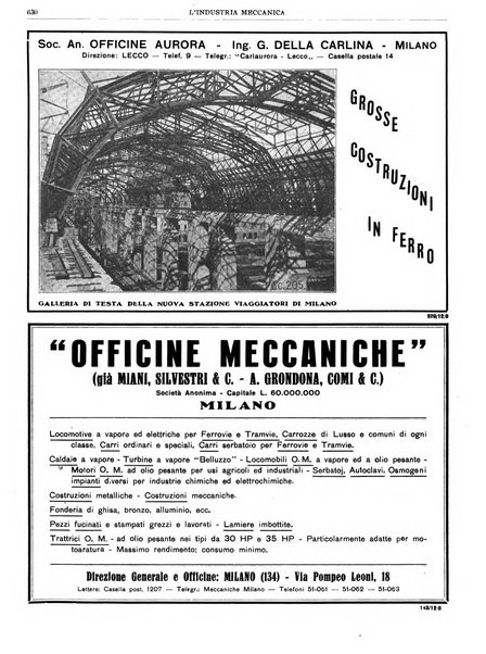 L'industria meccanica rivista quindicinale