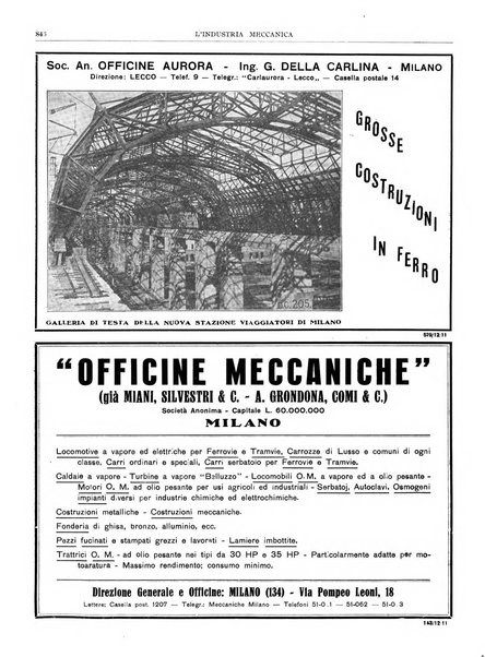 L'industria meccanica rivista quindicinale