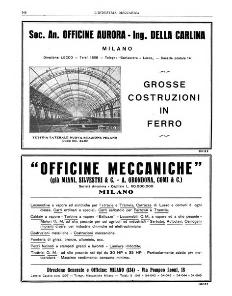 L'industria meccanica rivista quindicinale