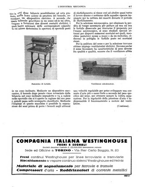 L'industria meccanica rivista quindicinale