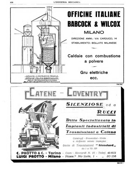 L'industria meccanica rivista quindicinale