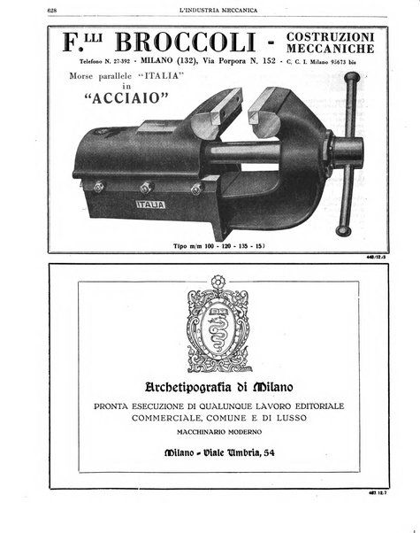 L'industria meccanica rivista quindicinale