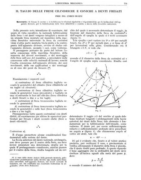 L'industria meccanica rivista quindicinale