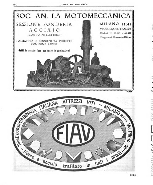 L'industria meccanica rivista quindicinale