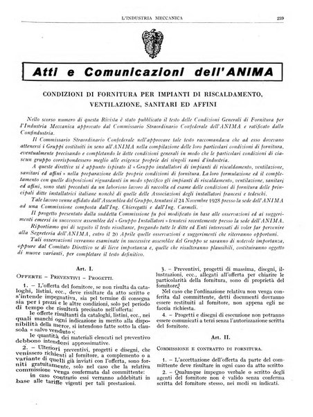 L'industria meccanica rivista quindicinale