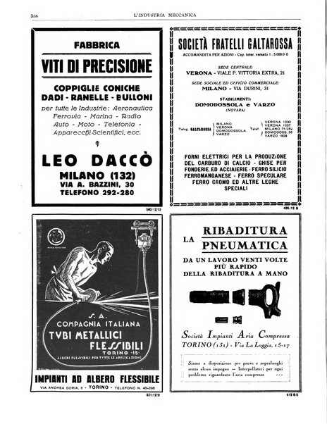 L'industria meccanica rivista quindicinale