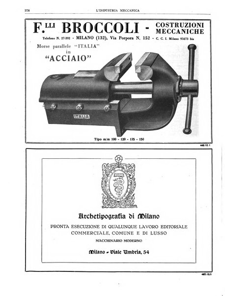 L'industria meccanica rivista quindicinale